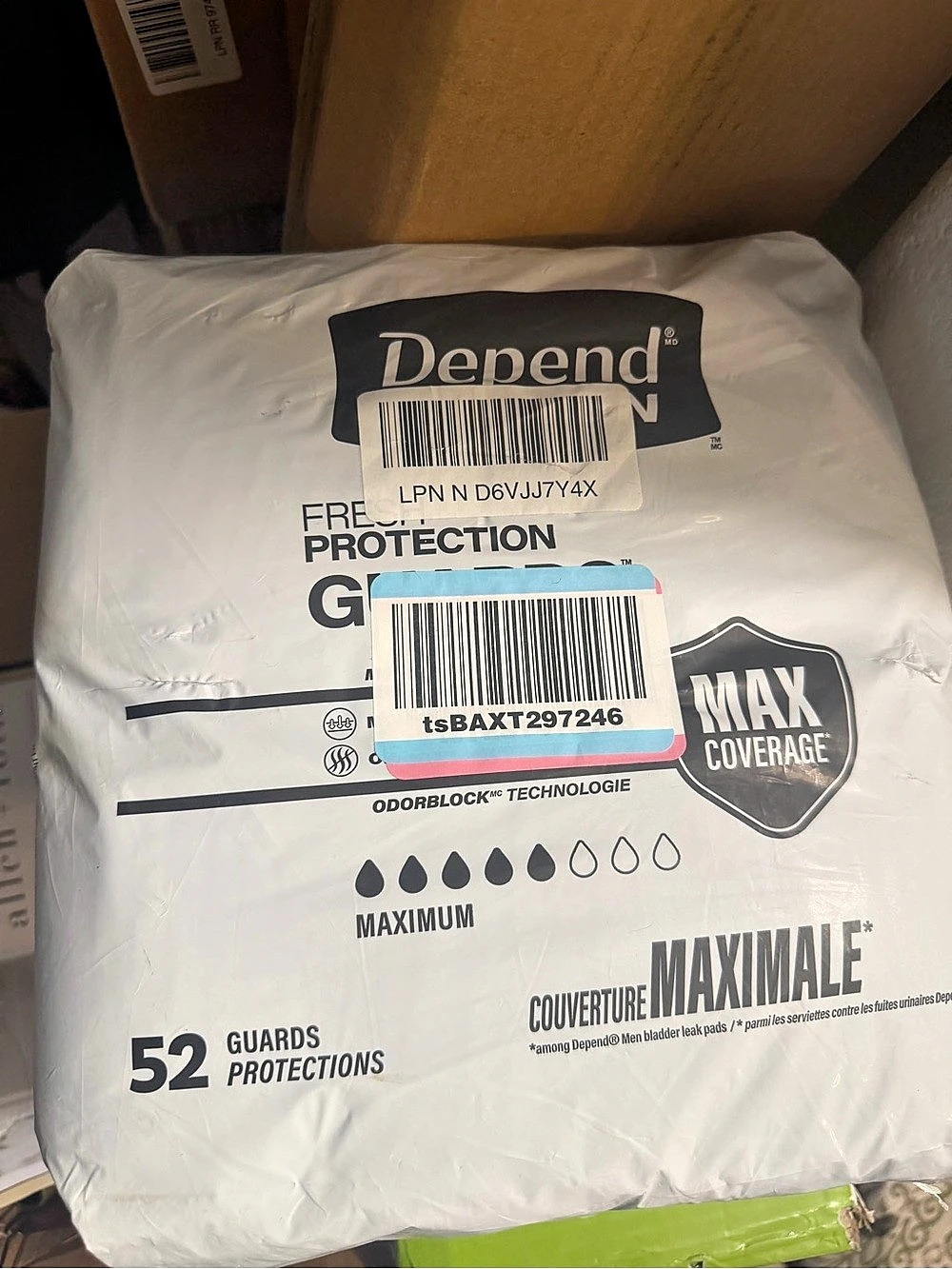 Depend Maximum Protection 52 Count guards